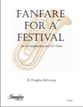 FANFARE FOR A FESTIVAL 2 EUPHONIUMS/ 2 TUBAS cover